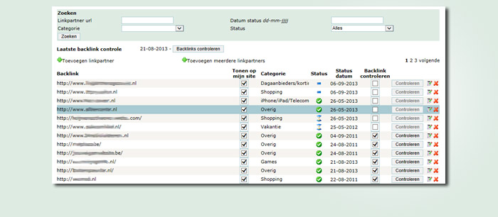 De gratis online linkbeheertool voor al uw websites.